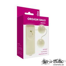 Vibrating Orgasm Balls - Ivory