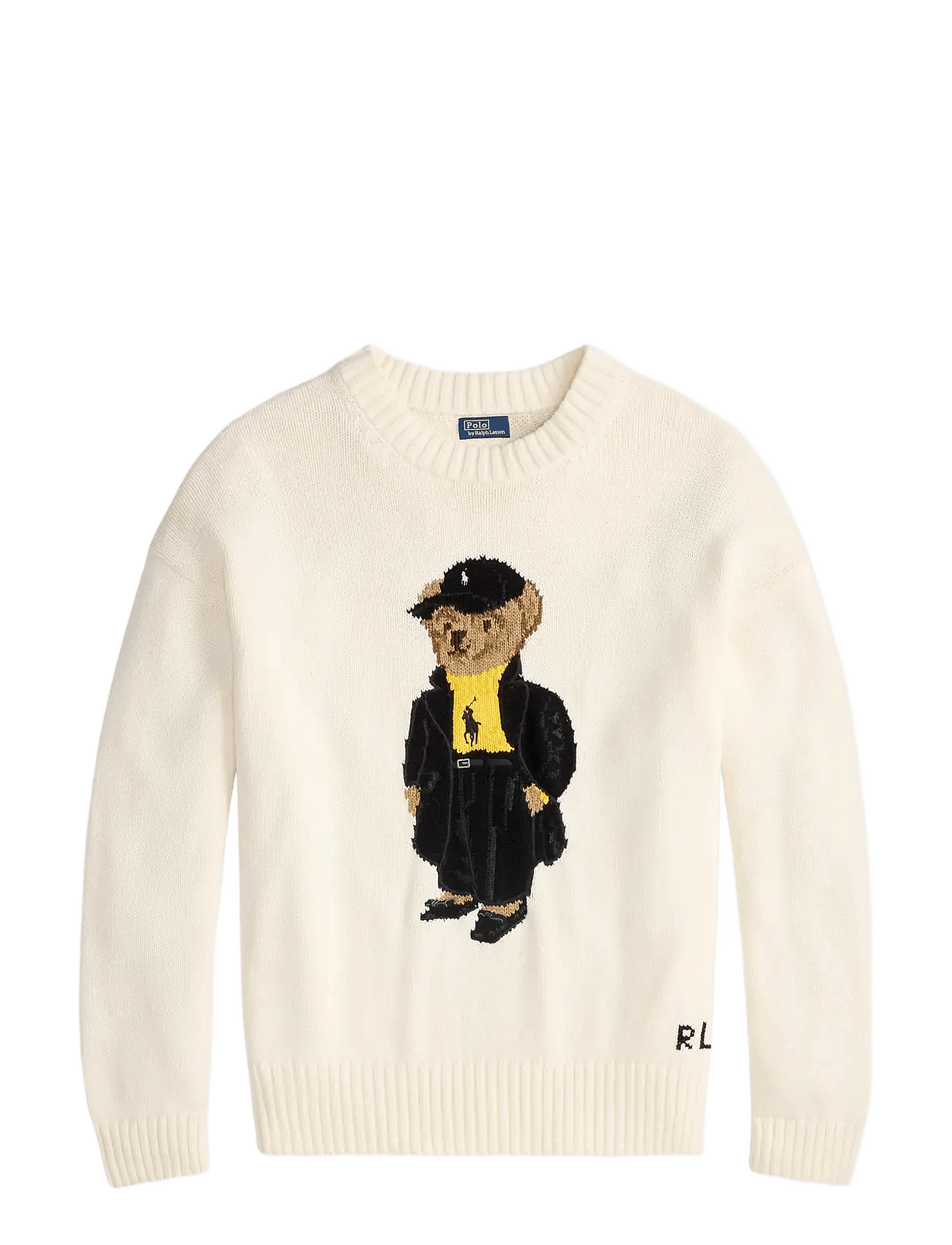 Polo Ralph Lauren Polo Bear Cotton Crewneck Sweater - Cream - S