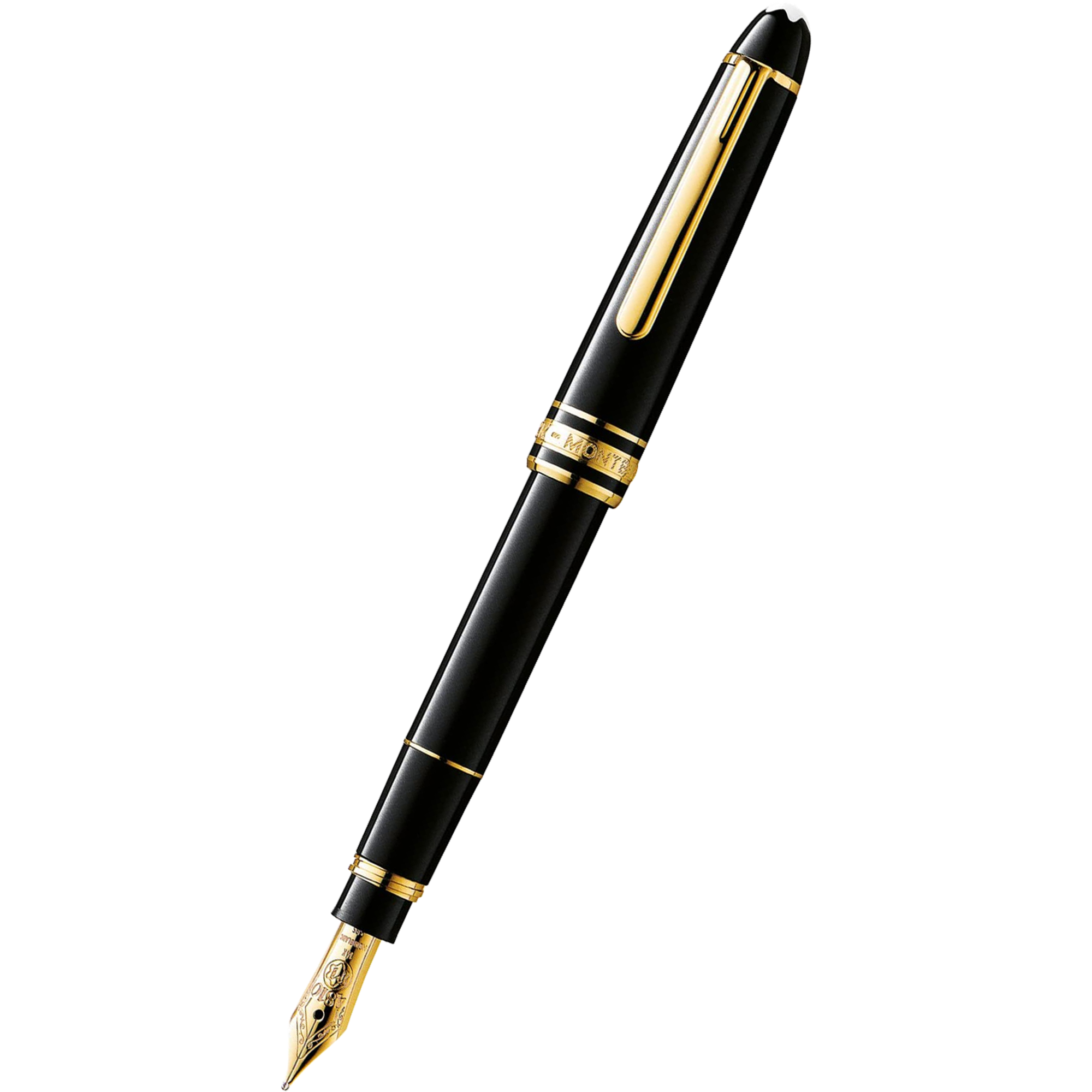 Montblanc 114 Meisterstuck Mozart Fountain Pen - Black OB - OB / Gold