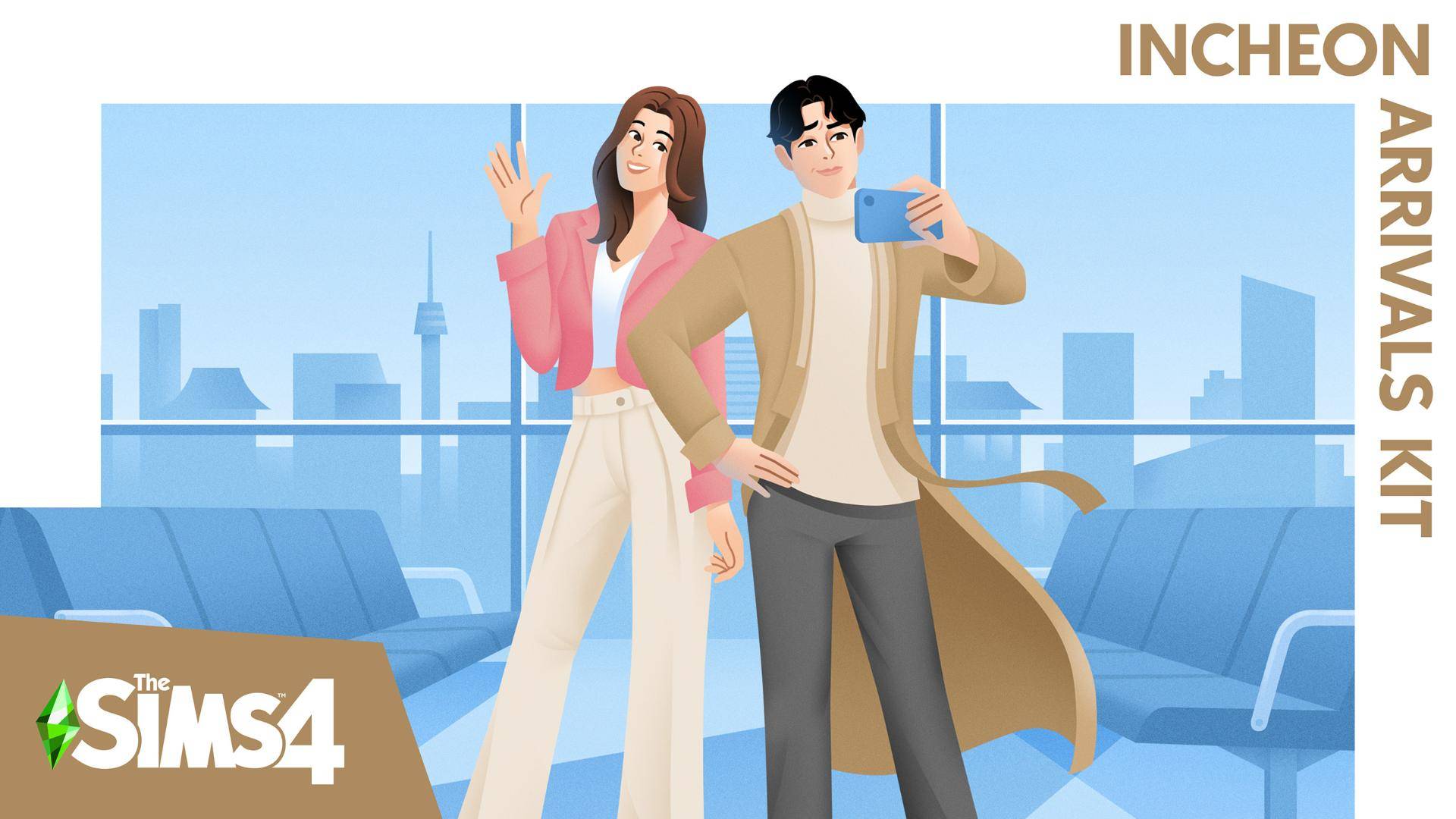 The Sims 4 - Incheon Arrivals Kit DLC Origin (EA App / PC) – Region free
