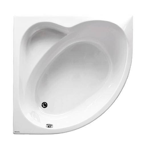 Royal Sigrid C4K spabad, 130x130 cm, hvid