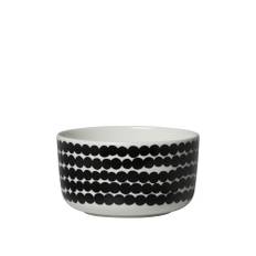 Marimekko - Siirtolapuutarha skål 50 cl white, black/räsymatto - Skålar - Sami Ruotsalainen - Porslin