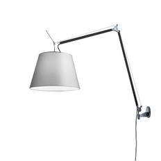 Tolomeo Mega Væg Ø32 Sort/Grå Silke