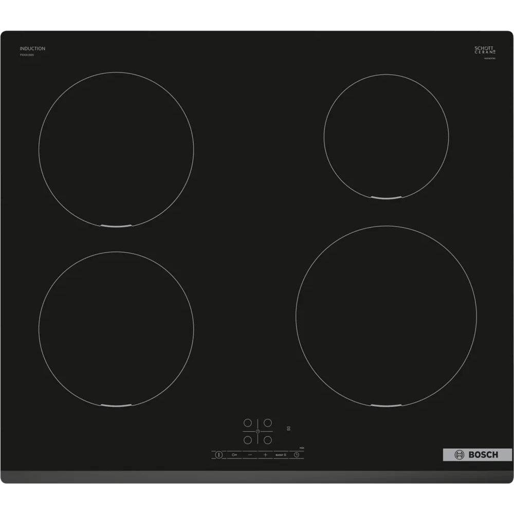 Bosch Series 4, Induction hob, 60 cm, Black