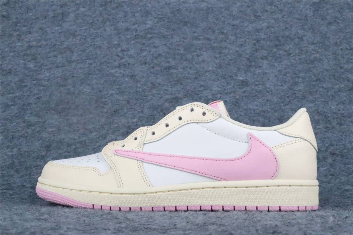 Travis Scott x Air Jordan 1 Retro Low OG 'Shy Pink' (US Warehouse, No QC) - (Mens) EUR 46 • US 12 • UK 11