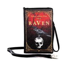 The Raven Vintage Buch Handtasche