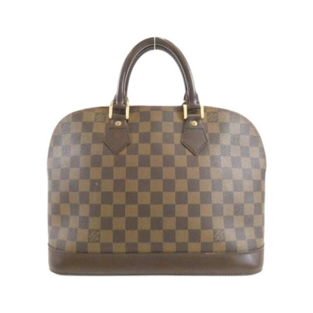 Louis Vuitton Vintage Pre-owned Alma Håndtaske - Vintage - Dame - Brun - ONE SIZE - Uld