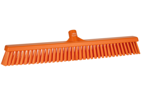 Vikan Sopborste, 610 mm, Mjuk/hård, Orange