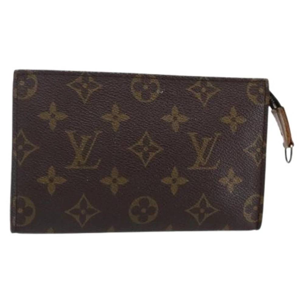 Louis Vuitton Vintage Pre-owned Canvas Pouch - Vintage - Dame - Brun - ONE SIZE -