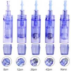Blue Nano Derma Pen Mirconeedling Cartridges Dermapen Micro Needle Derma Pen For Skin Care A1 Skin Care