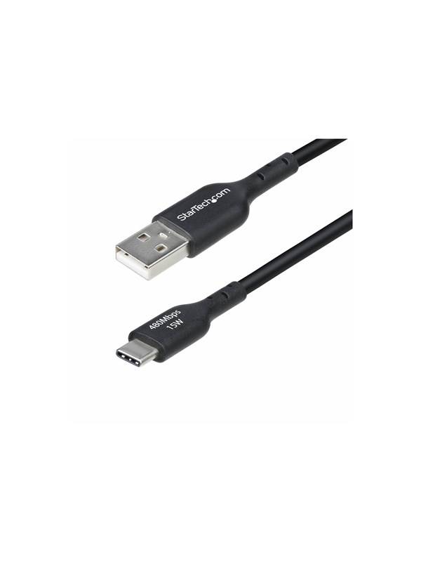 StarTech.com 6in (15cm) USB-A to USB-C Charging Cable Charger Cord - USB-C cable - USB to 24 pin USB-C - 15 cm