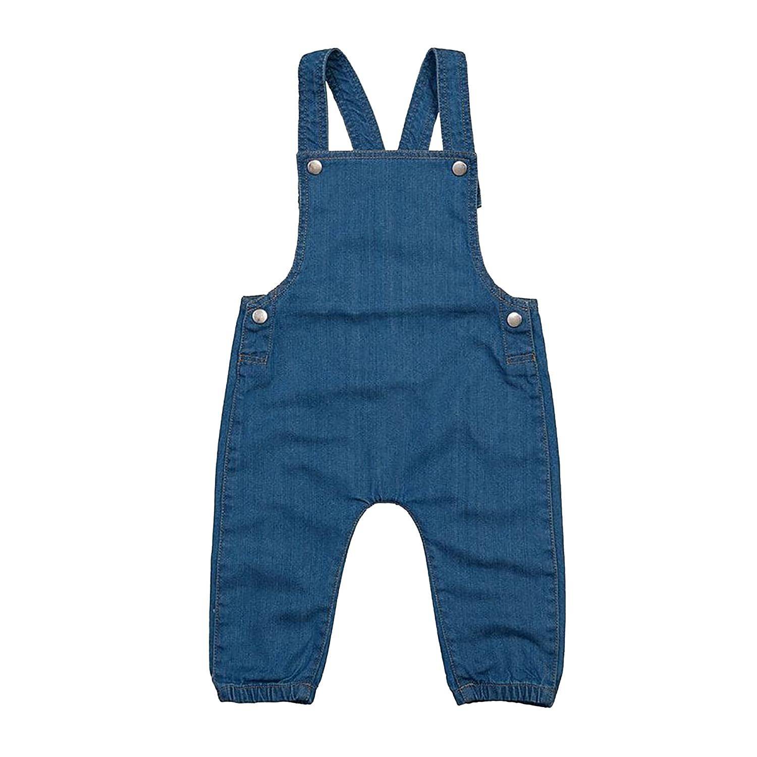 Babybugz Baby Rocks Denim Dungarees 3-6 Months denim blå färg