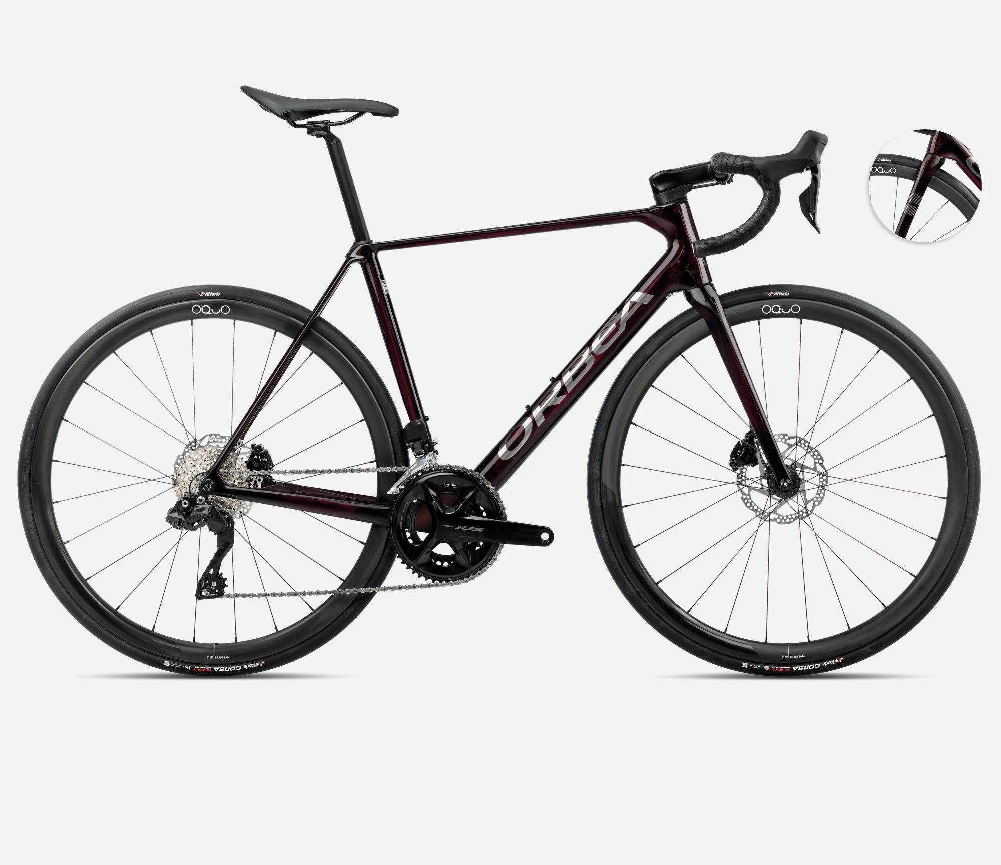Orbea Orca M35i | Landsvägscykel | Wine Red Carbon View / Titanium