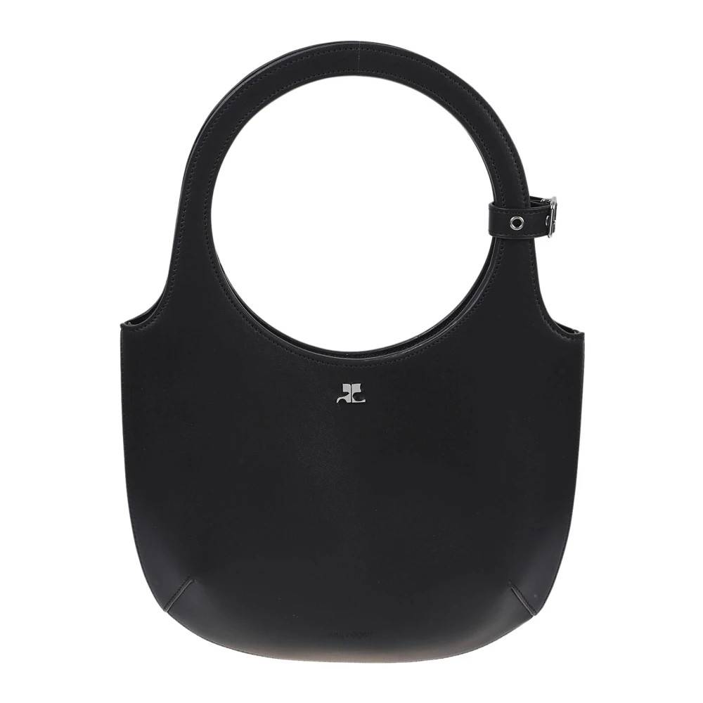 Courrèges Lædertaske - Tasker - Dame - Sort - ONE SIZE - Læder