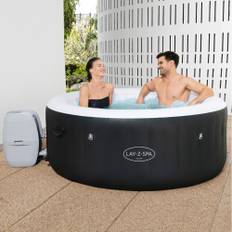 Lay-Z Spa Miami Airjet | Bestway uppblåsbart spabad 2-4 personer + Handdukshållare