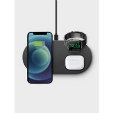 UNIQ AEREO MAG 3 IN 1 MAGNETIC FAST WIRELESS CHARGER (EU) - CHARCOAL (GREY)