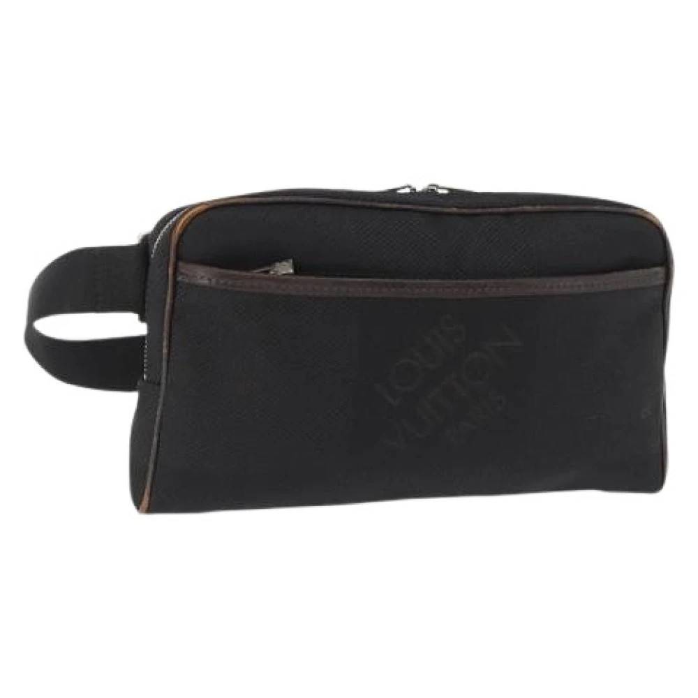 Louis Vuitton Vintage Pre-owned Canvas Bæltetaske - Vintage - Dame - Sort - ONE SIZE -