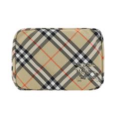 Burberry, Taske, Herre, Beige, ONE SIZE, Check Kosmetik Taske