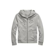 Polo Ralph Lauren, Sweatshirts , Herre, Grå, L, Bomuld, Zip Hoodie Sweatshirt Bomuld Blanding Jogger