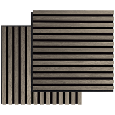 Fibrotech Square akustikpanel 22x520x520 mm grey oak - pk á 2 stk.