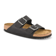 Birkenstock Arizona med blød fodseng Sort 752483 - 43