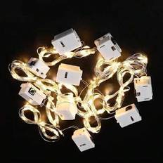 10 st LED-ljusslinga, 40 tums LED-ljusslinga, 3 ljuslägen LED-ljusslinga, blinkande ljusslingor för tårta, bukett, presentdekor, lämplig för Halloween - Multifärgad (1 st,5 st,10 st,20pcs)