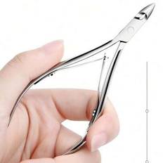 Nagelbandstång Nagelmanikyrsax Trimmer Borttagare av döda hudceller Rostfritt stålverktyg, Nageltillbehör, Nagelverktyg, Nagelkonstverktyg, Tillbaka t - Silver