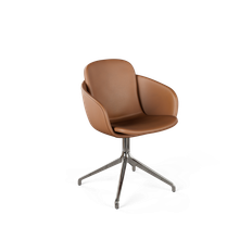 Chair no. One S2 Polished Swivel - TERRA Safari / Med retursväng