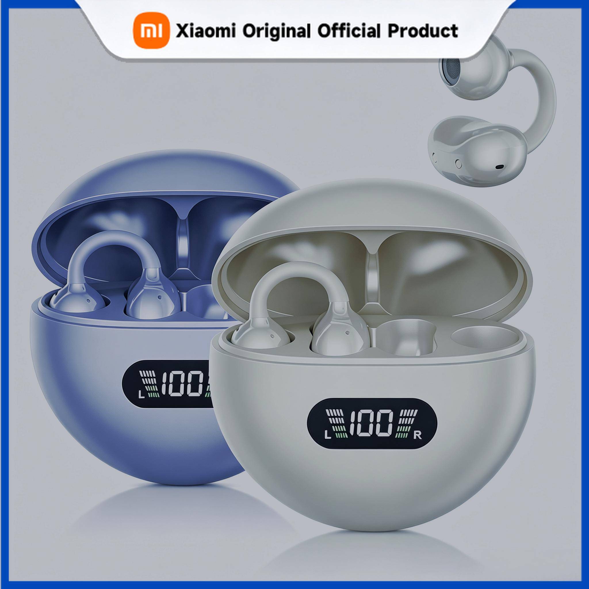 Xiaomi Wireless Ear‑Clip Open‑Ear Earbuds Bluetooth Bone Conduction Sports Headphones Digital Battery Display Comfort‑Fit Waterproof
