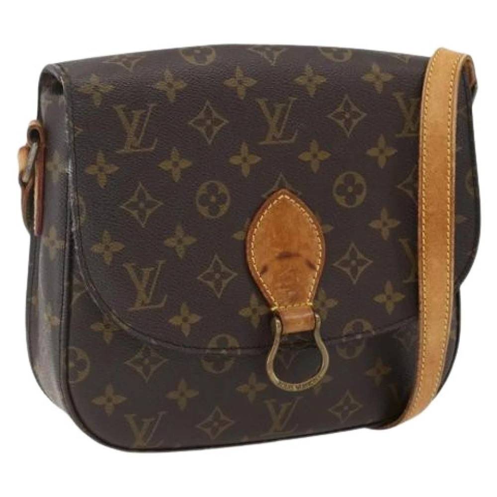 Louis Vuitton Vintage Pre-owned Monogram Skuldertaske - Vintage - Dame - Brun - ONE SIZE - Uld