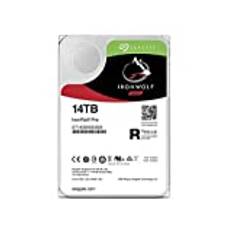 Seagate IronWolf Pro 14 TB, NAS hårddisk intern, 8,9 cm (3, 5 tum), 7200 U/min, 256 MB cache, SATA 6 GB/S, ST14000NEZ008 (ST14000NE0008), FFP (frostfri förpackning)