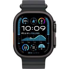 Apple Smartwatch Watch Ultra 2 GPS + Cellular 49mm Black Titanium Case Ocean Band Black (MX4P3)