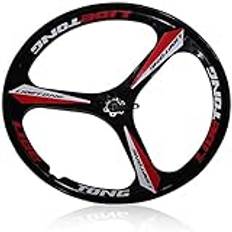 Mountain MTB cykelhjulsset L&WB 66 tum hjul hjul framcykel hjulset, 3-ekrar mountainbike integrerat bakhjul set skivbroms magnesium legering hjulset, blå