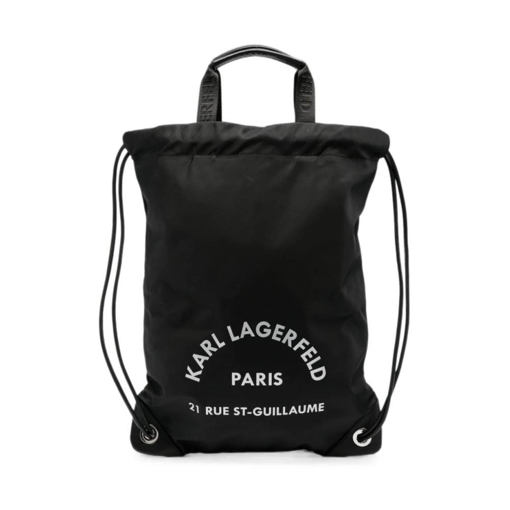 Karl Lagerfeld Rygsæk - Tasker - Dame - Sort - ONE SIZE - Nylon