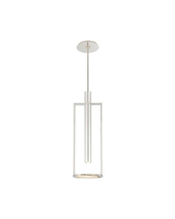 Visual Comfort Melange Floating Disc takpendel nickel M - Silver (HCustom Height Available x B26cm)