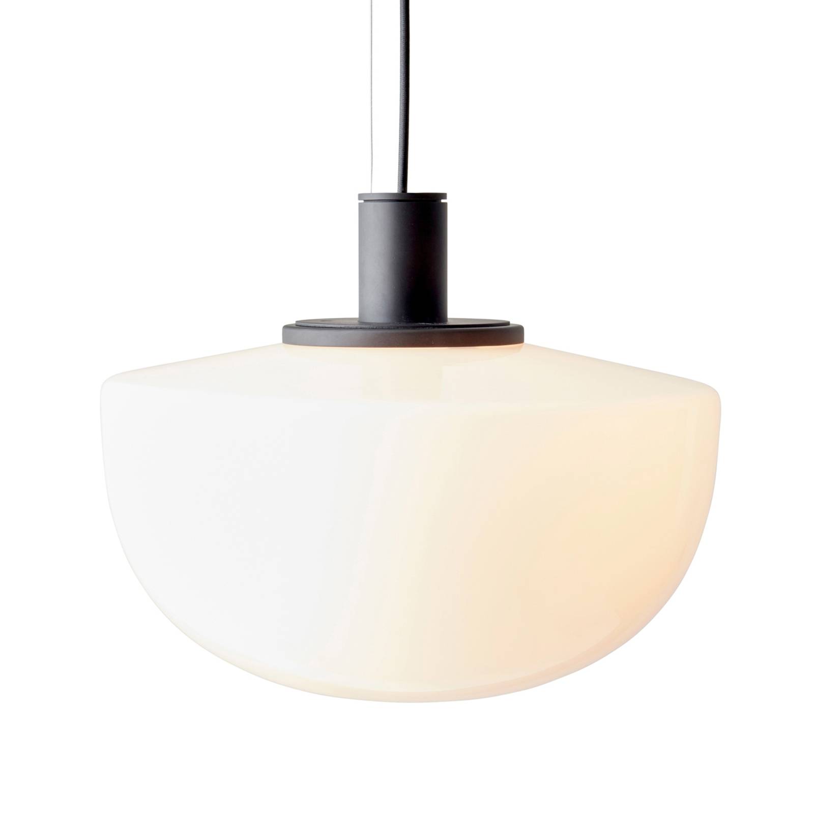 Audo Copenhagen Design pendellampa Bank, dimbar, Vitt / opal, Vardagsrum / matsal, Glas, Design, Pendellampa