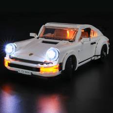 MENZAVA LED-ljusset kompatibel med LEGO 10295 Porsche 911 ikoner byggstenar modell – modellset ingår inte
