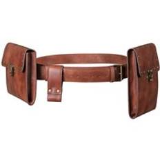 Steampunk midjeväska vintage läder vuxen vandring resor fanny pack bältesöglor hip bum bag plånbok plånböcker telefon påse väska l920