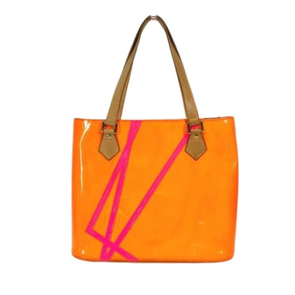 Louis Vuitton Vintage Pre-owned Monogram Vernis Shoulder Tote - Vintage - Dame - Orange - ONE SIZE - Uld