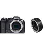 Canon EOS R7-kamera spegelfri kamera (DSLR-uppgradering, hybridkamera, 4K/30p videoinspelning, upp till 15 B/s, WLAN, dubbla pixlar CMOS AF II fokussystem) svart & Canon Objektivadapter EF-EOS R