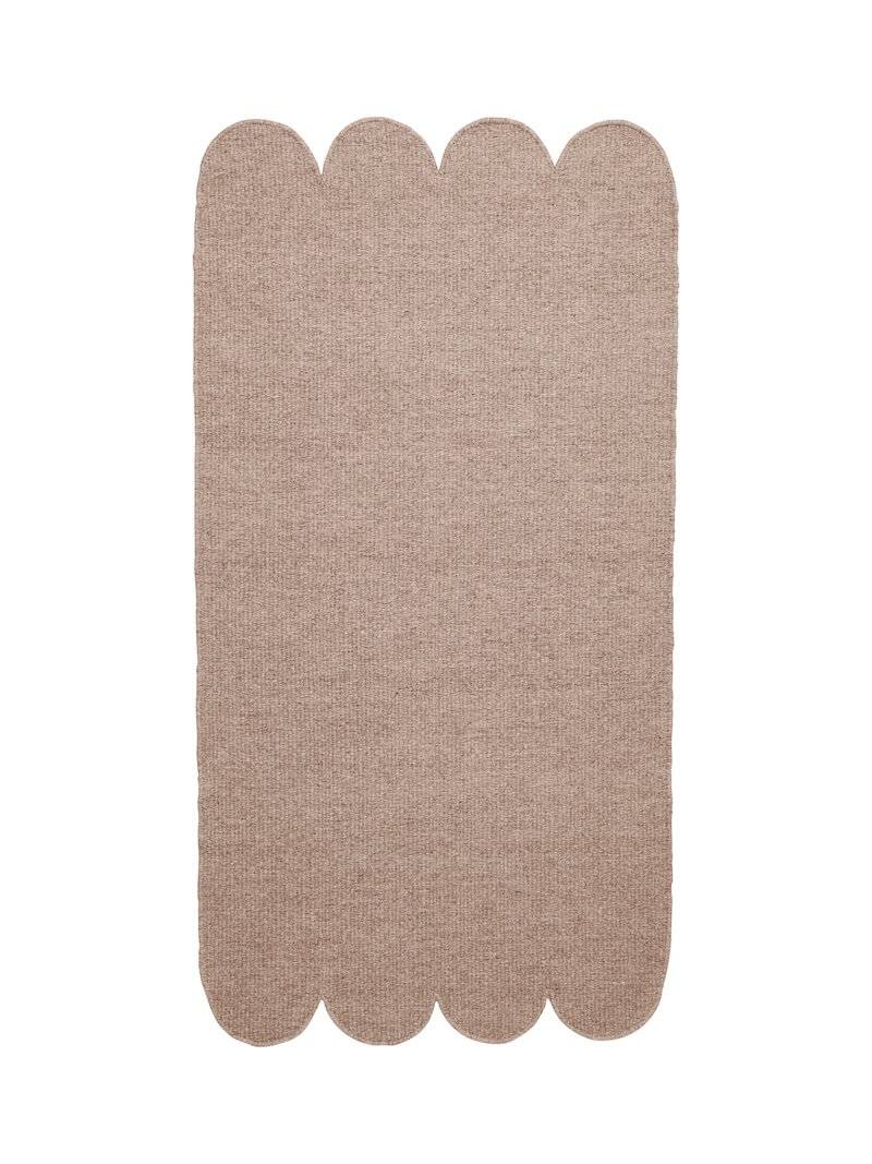 Fia Tæppe Uld 70x140 - Beige - Svanefors.