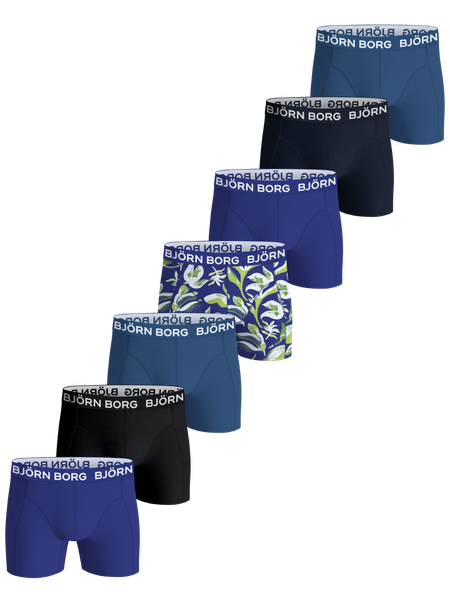 Björn Borg Cotton Stretch Boxers 7-pack Svart, 170