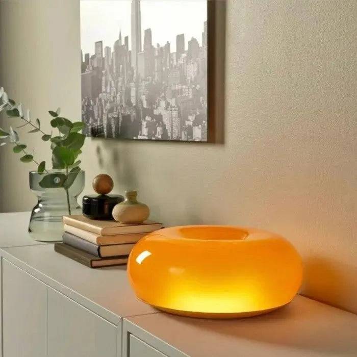 Donut Bordslampa - Donutformad Modern LED Bordslampa - Orange / Bordslampa