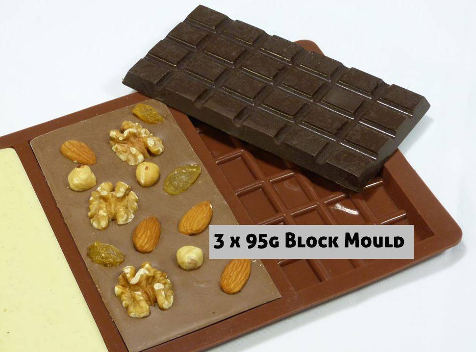 Chokoladeplade 24x3 Chokoladeform, Silikone
