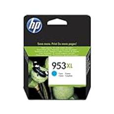 HP 953XL cyan original bläckpatron med hög kapacitet för HP Officejet Pro 7720, 7730, 7740, 8210, 8710, 8715, 8720, 8725, 8730, 8740