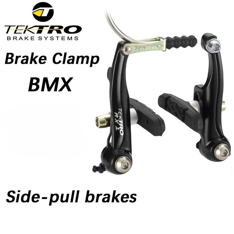 TEKTRO RX1 BMX Brake Caliper Mini-V Brake Aluminum Alloy Side Pull Brake Bicycle Clamp Arm Length 80mm with 836.12 Bicycle Parts