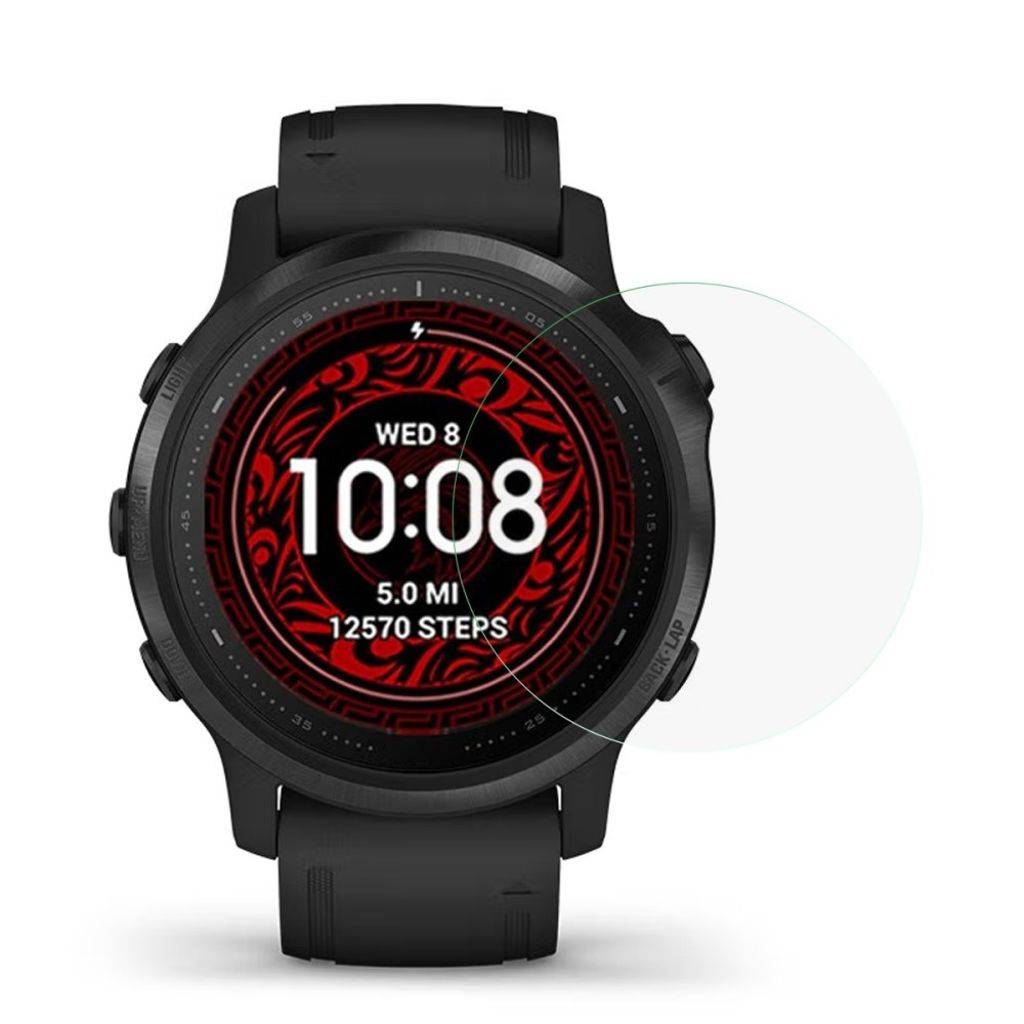Garmin Fenix 6S/6S Pro hærdet glasskærmbeskytter, 0,18 mm, 2,5D