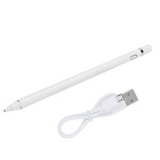 For IOS Android Tablet Stylus Capacitance Pen Tablet Touch Control Pen(White) vit