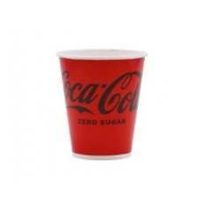 Papbæger 30 cl Coca Cola Ø90xH120mm Kolddriksbæger Papir/PE,20 ps x 50 stk/krt