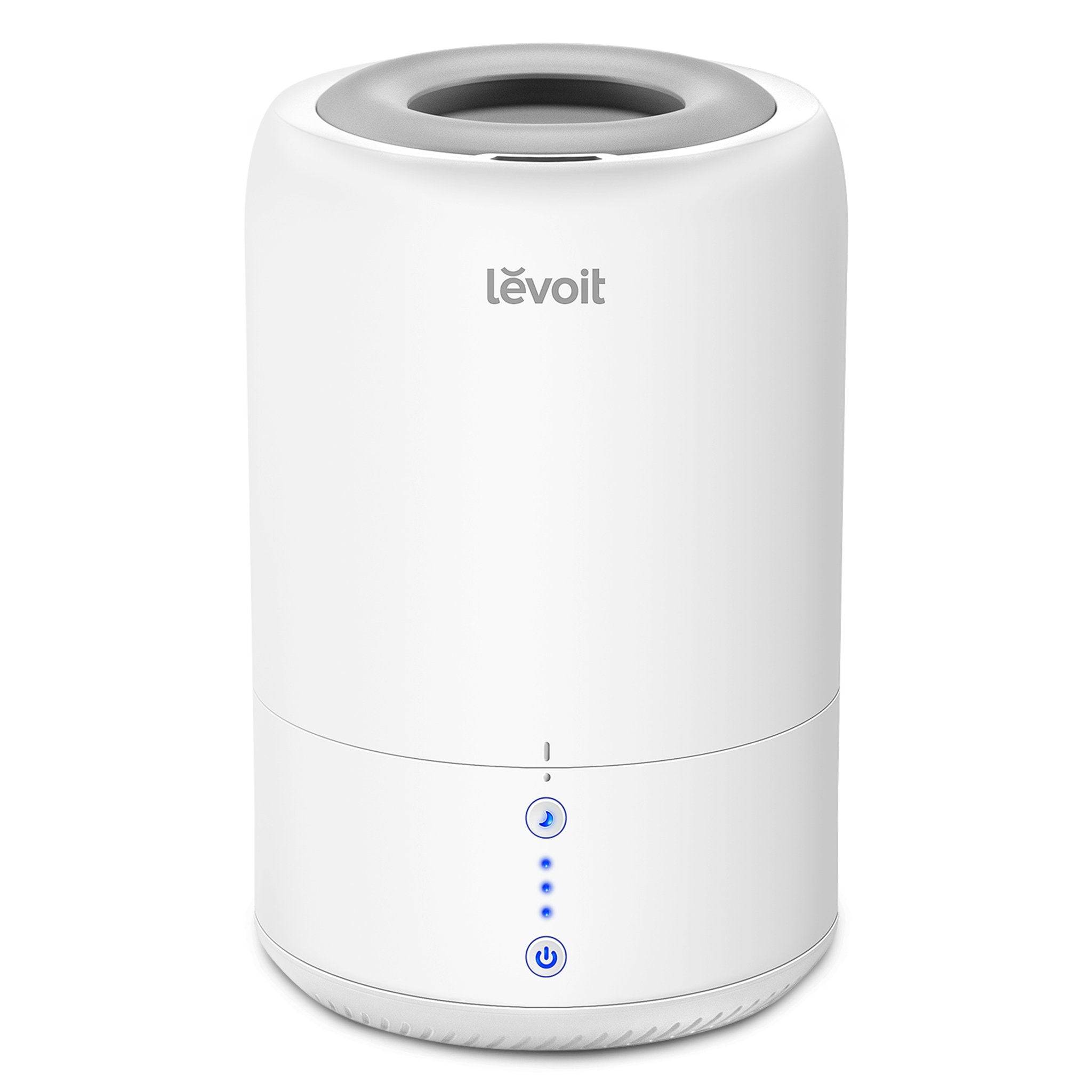 Levoit Dual 100 Ultrasonic Top-Fill Cool Mist 2-in-1 Humidifier & Diffuser - Gray